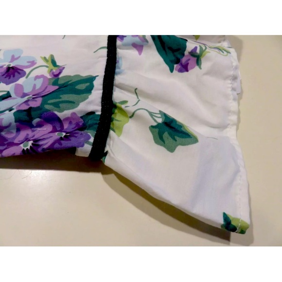 WAVERLY HEIRLOOM GARDEN SWEET VIOLET COMFORTER SET VINTAGE - Picture 12 of 13